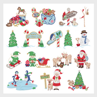 CHRISTMAS TOWN EMBROIDERY