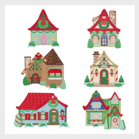 CHRISTMAS TOWN EMBROIDERY