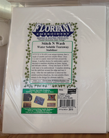 Floriani Stitch N Wash - Sheets 8"x11" Pk20