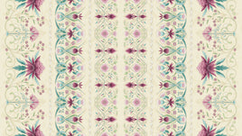 TTP0001-6 Melba Border Stripe Ivory/Pink