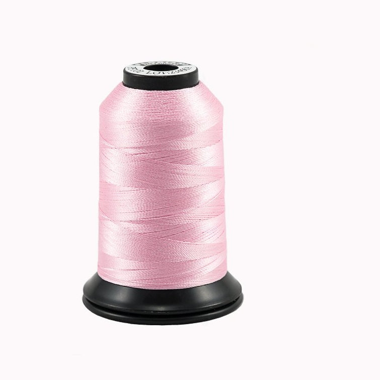 Realistic String Spool Thread Element In Pink And Brown Color