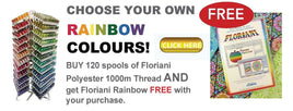 FLORIANI - ANY (120 Threads) and get BONUS Rainbow Software -FREE