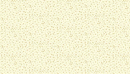 D1503Q Christmas Metallic Cream (per metre)