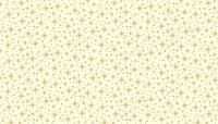 D1504Q Christmas Metallic Cream (per metre)