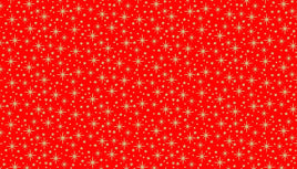 D1504R Christmas Metallic - Red (per metre)