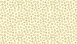 D1505Q Christmas Metallic - Cream (per metre)