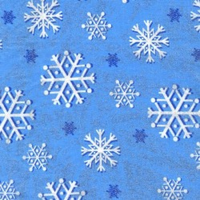 MM2050C Winter Frost - Snowfall - Blue (per Metre)