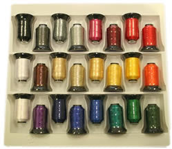 Floriani Micro Thread Set 24 Primary Colours