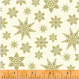 D40302M1 Glisten - Gold Stars (per Metre)