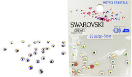 RK5035 Swarovski Hot Fix Crystals - SS20 - Crystal AB (5mm)