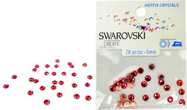 RK5044 Swarovski Hot Fix Crystals - SS20 - Padparadscha (5mm)