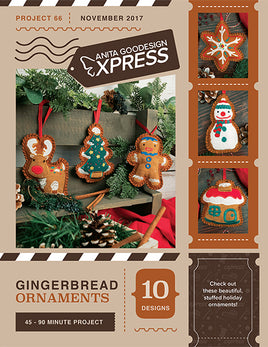 EXPRESS -  PROJECT 66 - Gingerbread Ornaments