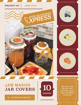 EXPRESS -  PROJECT 82 - Jam Mason Jar Covers