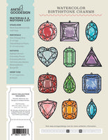 EXPRESS -  PROJECT 115 - Watercolor Birthstone Charms