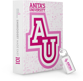 Anita University - 101 Embroidery Made Easy Curriculum & Designs (P)