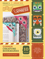 EXPRESS - PROJECT 5 - Corner Creature Bookmarks