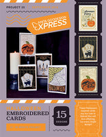 EXPRESS - PROJECT 25 - Halloween Embroidered Cards
