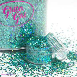 Glitter Girl Unicorn Glitter – Aqua Lace