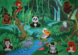 RAINFOREST JUNGLE ADVENTURE 2 - Medium (60x40cm)