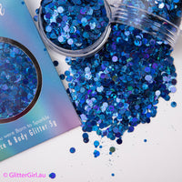 Glitter Girl Unicorn Glitter – Butterfly Blue