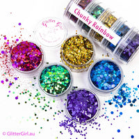 Glitter Girl Chunky Rainbow Collection