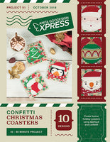EXPRESS -  PROJECT 91 - Confetti Christmas Coasters