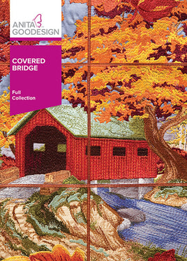 Covered Bridge Tile Scene