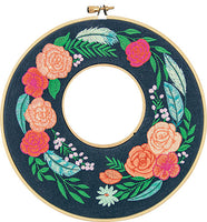 Project - Double Wooden Hoop Wreaths