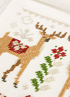 Mini - Needlepoint Christmas Quilt