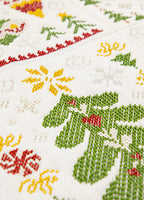Mini - Needlepoint Christmas Quilt