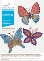 Mini - Butterflies - Embroidered Additions