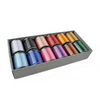 Brother 12 Colour Satin Thread Set