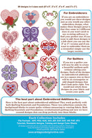 Mini - Hearts - Embroidered Additions