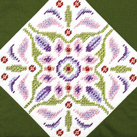 Folk Needlepoint Quilt