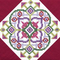Folk Needlepoint Quilt