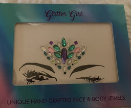 Unicorn Face Gems - Petite Teal