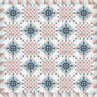 Geometric Fringe Quilt