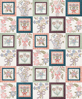 Hand Stitched Bouquet Quilt