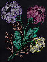 Mini - Hand Stitched Florals