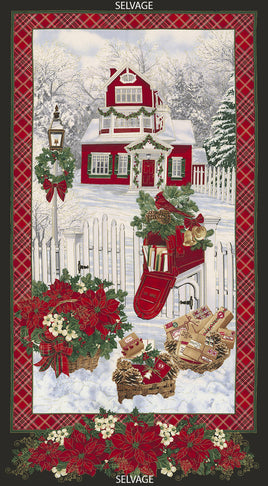 Welcome Christmas Morning Wall Hanging Completed