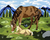 Horse Tile Scene