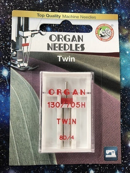 Organ Twin Needle Size 12/80 4mm(Single)