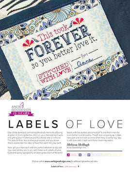 Anita's Vault - Labels of Love