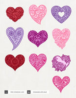 Lace Hearts