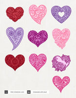 Lace Hearts
