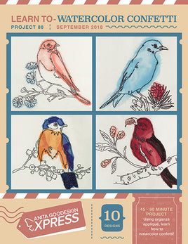 EXPRESS -  PROJECT 88 - Learn to: Watercolor Confetti