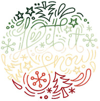 Mini - Cursive Christmas