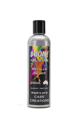 BOOM GEL STAIN - METALLIC SILVER