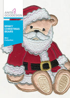 Mini - Minky Christmas Bears (P)