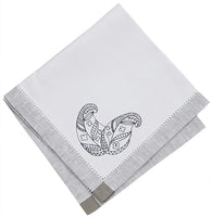 Mini - Blackwork Paisley